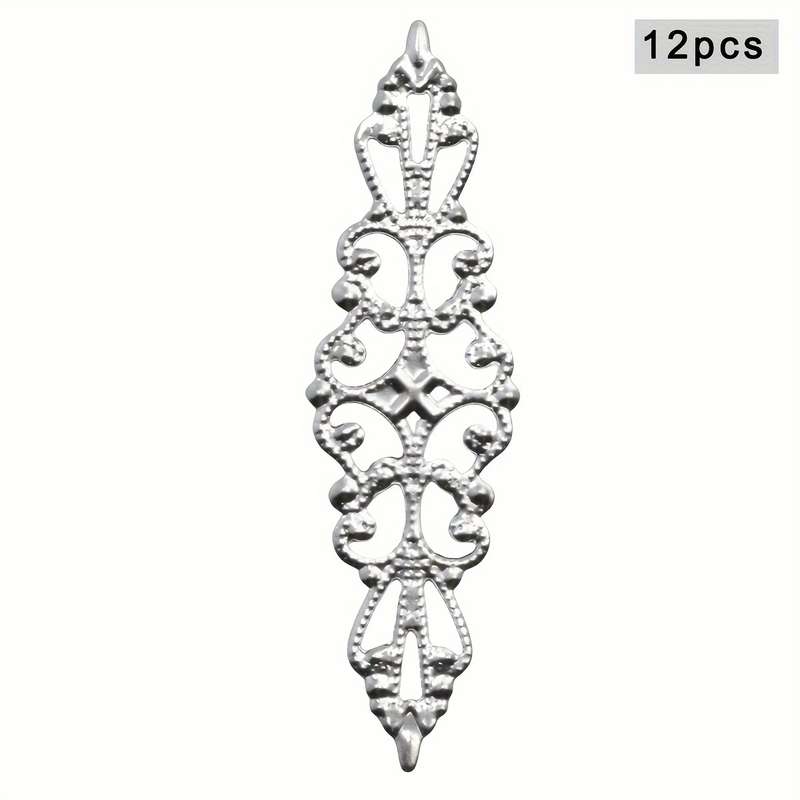 12 Hollowed-out Floral Retro DIY Album Decoration Corner Floral Accessories Decoration Accessories