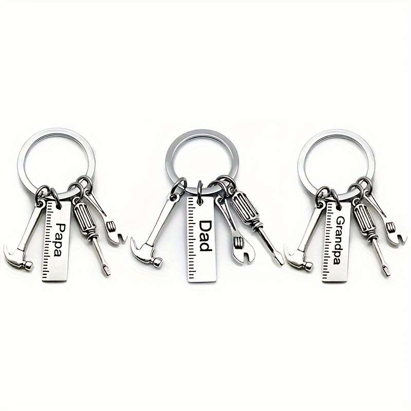 Dad's Essential Mini Tool Kit Keychain