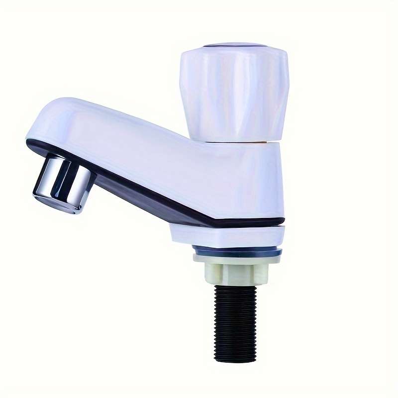 White plastic faucet