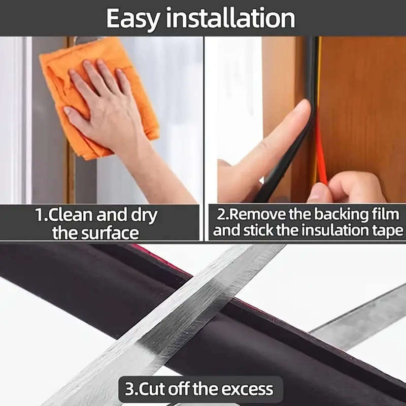 1pc 5m Door Weather Stripping