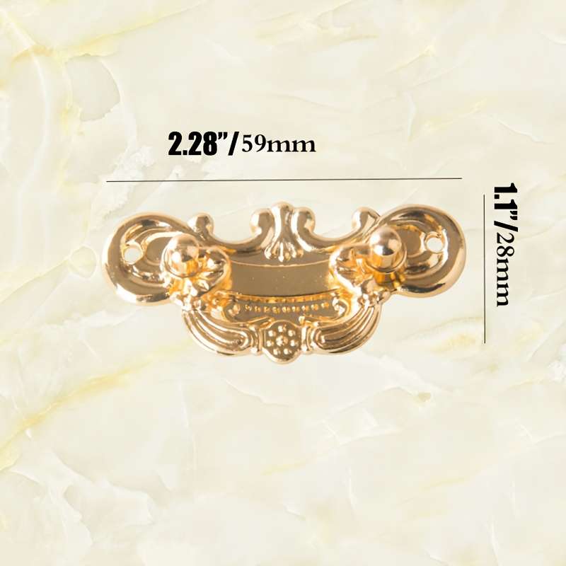Zinc Alloy Drawer Pull with Ornate Design