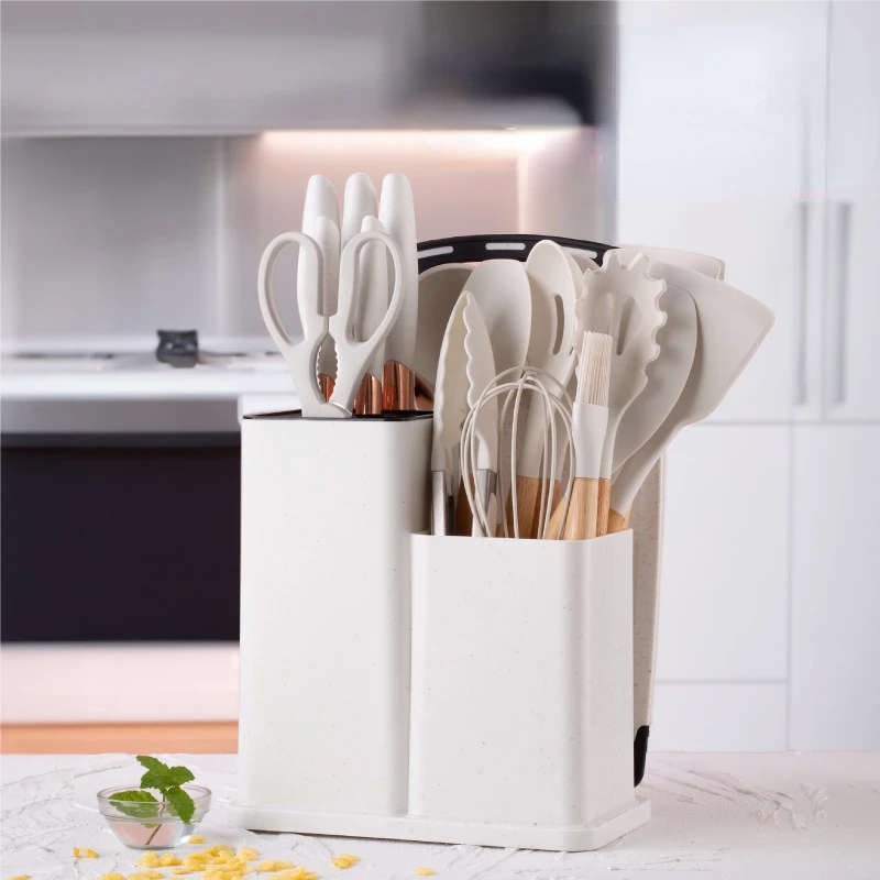 19-Piece Non-Stick Silicone Cookware Set
