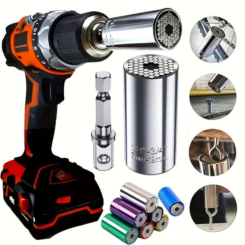 Universal Torque Wrench 7-19mm Hexagonal Multi-Purpose Socket