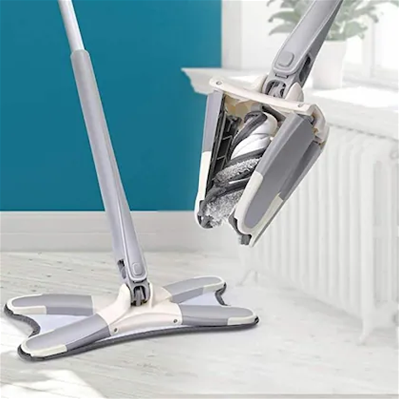 360° Fiber X Type Floor Cleaning Tool for Floor Cleaning Wet and Dry Mop for Home Kitchen