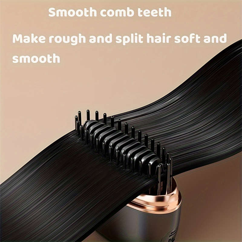 1-Pack Mini Pro Cordless Straightening Brush with Negative Ion Technology