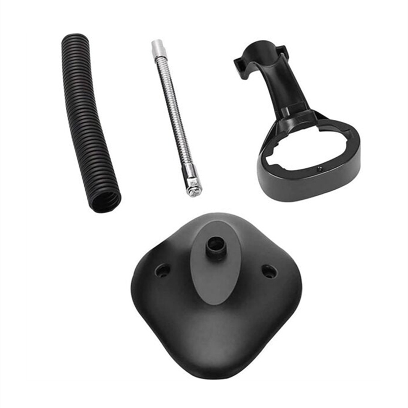 Adjustable Hands-Free Gooseneck Barcode Scanner Holder for Desktop Stand