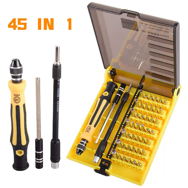 45 in 1 Magnetic Screwdriver Tweezers Repair Tool Set for Mobile Phone Tablet