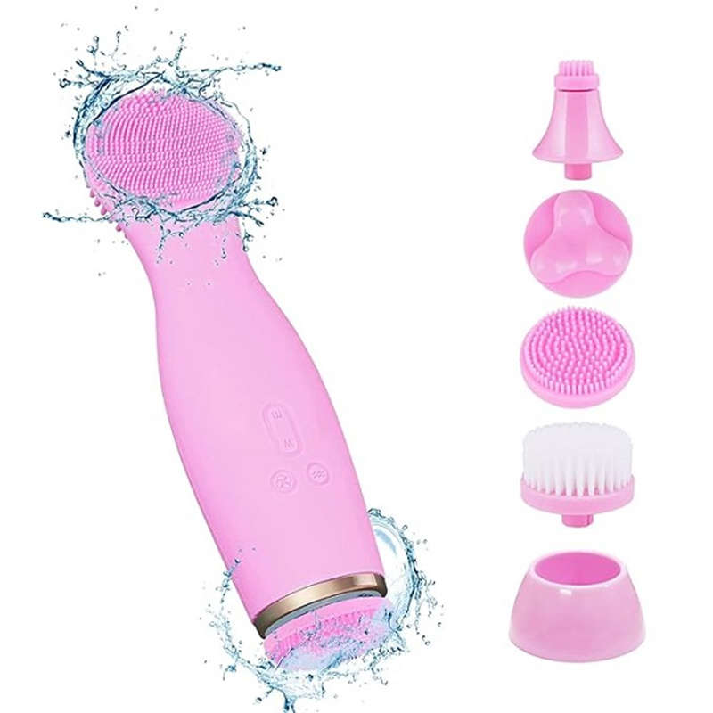 4 In 1 Sonic Vibration Rotating Cleansing Brush