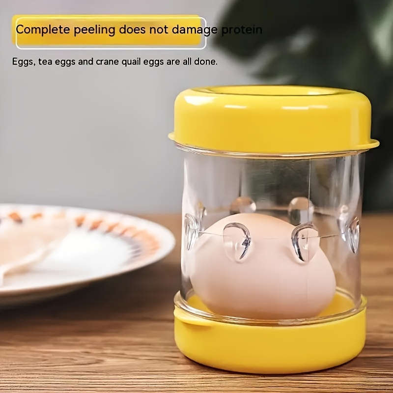 Easy-Shake Egg Shell Remover Manual Sheller and Separator for Hard Boiled Eggs