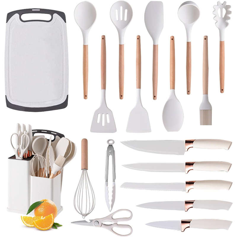 19-Piece Non-Stick Silicone Cookware Set