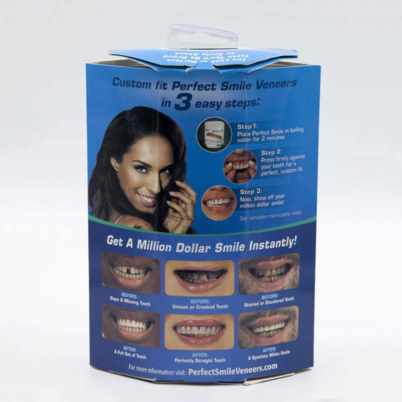 Perfect Smile Veneers Denture Paste Instant Teeth Elastic Silicone