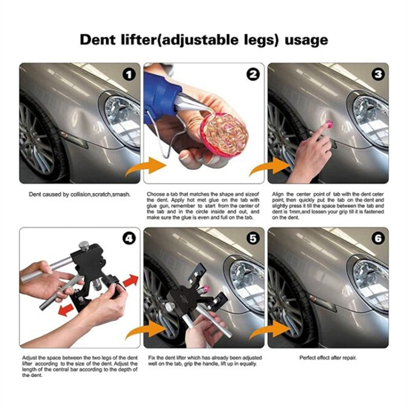 DIY Paintless Car Dent Repair Tool Car Body Repair Kit