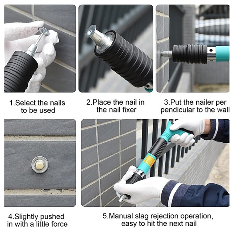 Cordless Industrial Mini Nailer Drywall Plaster Rivet Installation Tool