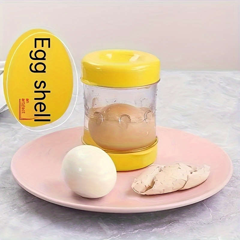 Easy-Shake Egg Shell Remover Manual Sheller and Separator for Hard Boiled Eggs