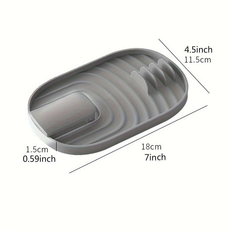 1pc Foldable Cooking Spatula Holder, Cutlery Storage Rack, Pot Lid Rack