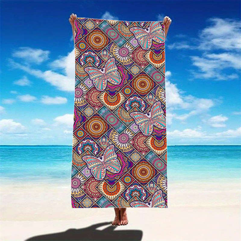 Long Beach Shawl Boho Style Perfect for Coconut Island Vacations and Beach Sunbathing