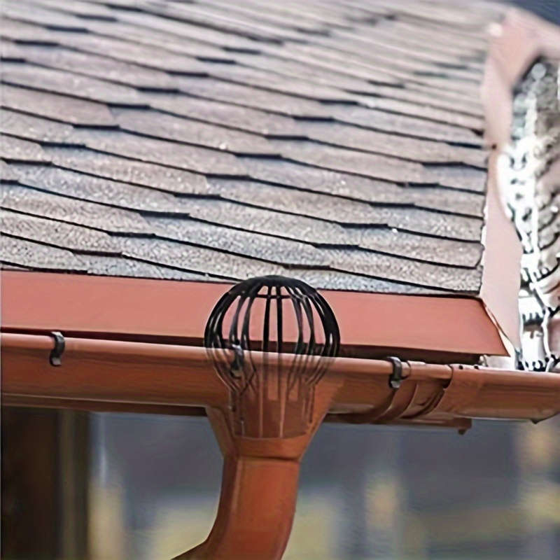 2 Pcs Gutter Guards with Drainage Strainer with Mesh Strainer
