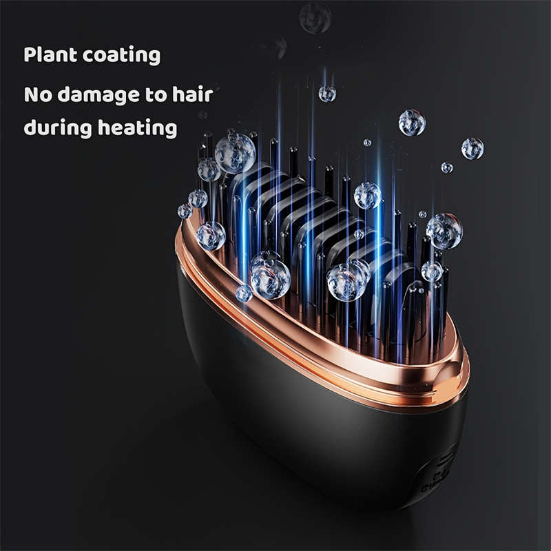 1-Pack Mini Pro Cordless Straightening Brush with Negative Ion Technology