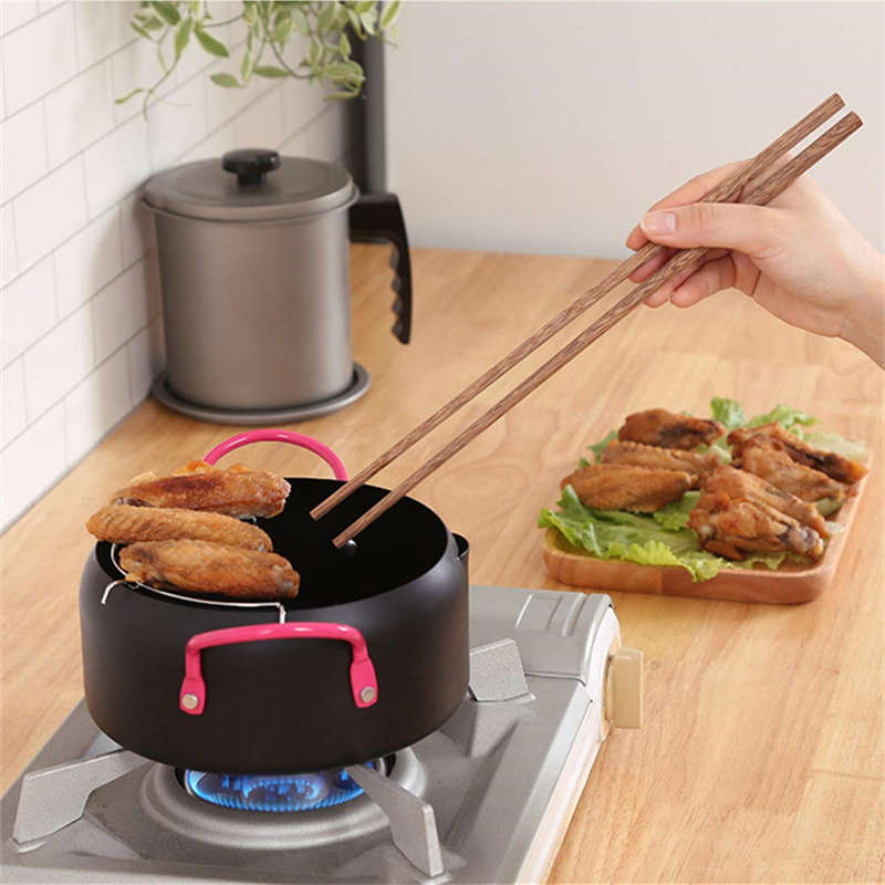 Kitchen Oil Strainer Cooking Oil Storage with Fine Mesh Strainer for Fryer