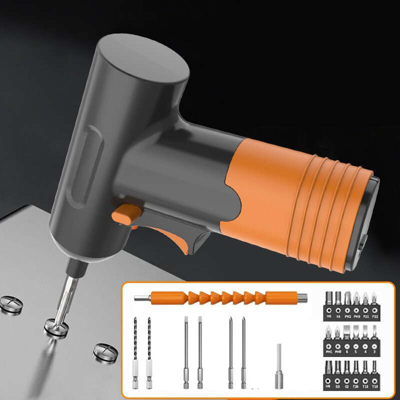 24pcs Cordless Test Drill Handheld Small Household Electric Screwdriver