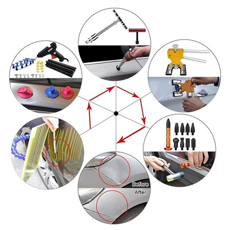 DIY Paintless Car Dent Repair Tool Car Body Repair Kit