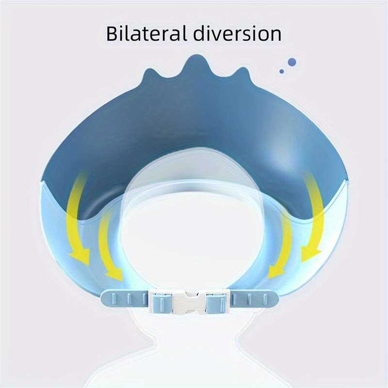 Adjustable Kids Shower Cap - Waterproof Shampoo Cap with Ear and Eye Protection