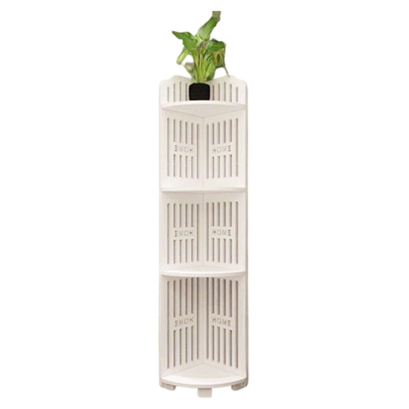4 Layer Kitchen Corner Rack Bathroom Shower Supplies Storage Rack Waterproof Tripod