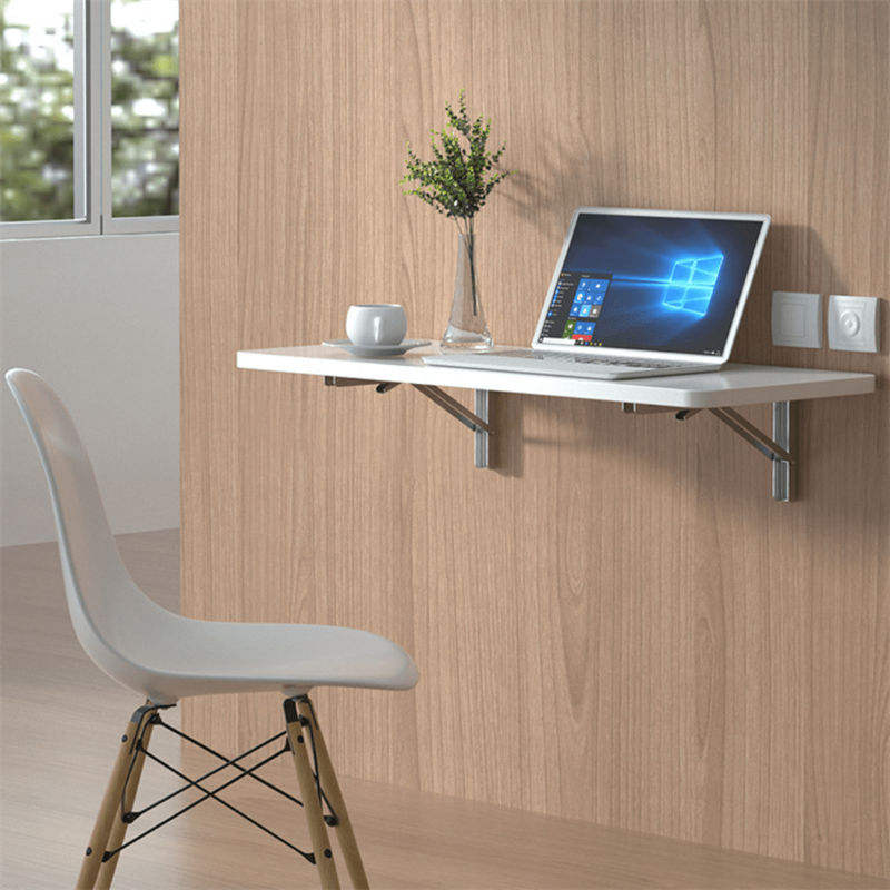2 Pcs Heavy Duty Folding Shelves with Adjustable Angle Metal Wall Mount Storage Bracket
