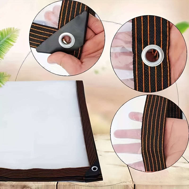 Curtain Plastic Transparent Tarpaulin with UV Protection