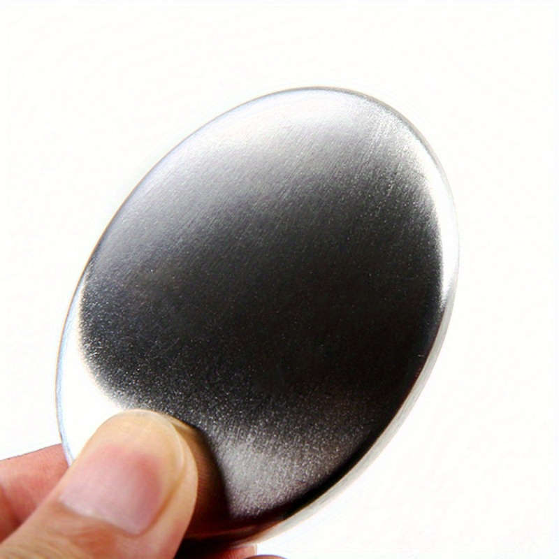 Stainless Steel Oval Soap to Remove Hand Odor and Garlic Fishy Odor