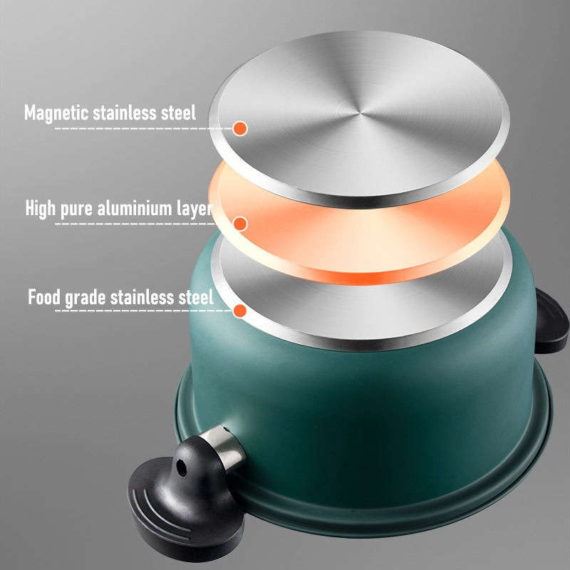 3.5L Pressure Cooker Stew Pot Rice Cooker Gas Stove Micro Pressure Cooker
