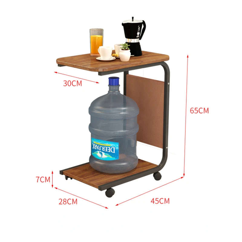 Multifunctional Portable Side Table/Laptop Table/Coffee Table with Casters