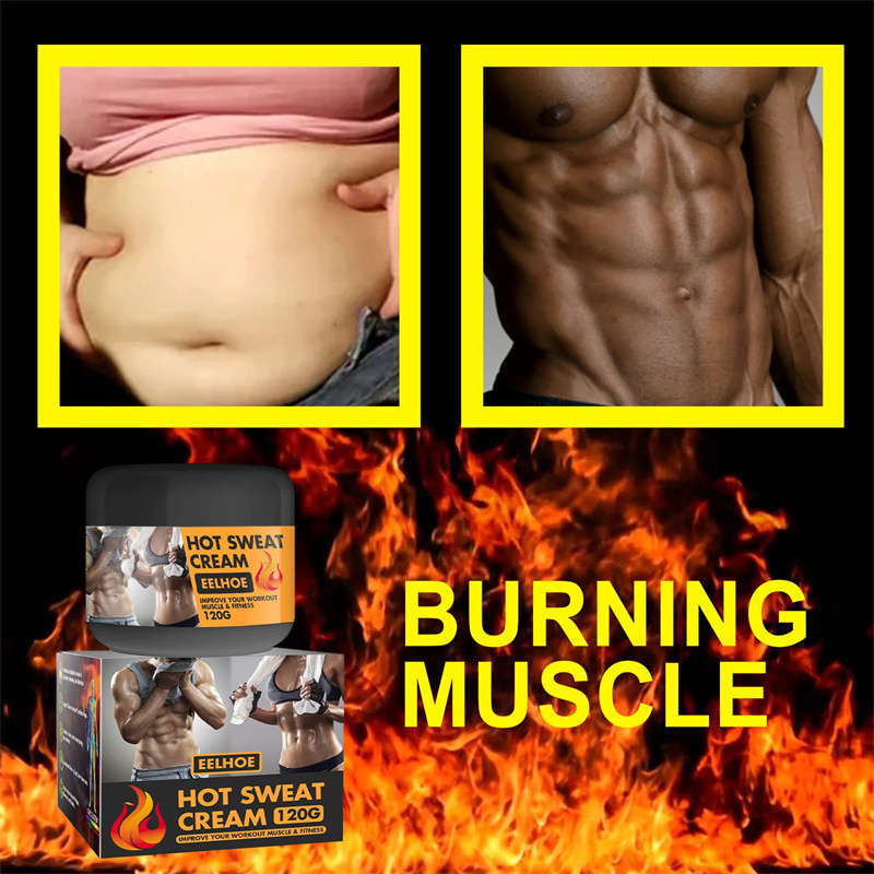 120G Hot Sweat Cream Gel Fat Burning Gel Slimming Cream Improve Muscle Building and Fitness