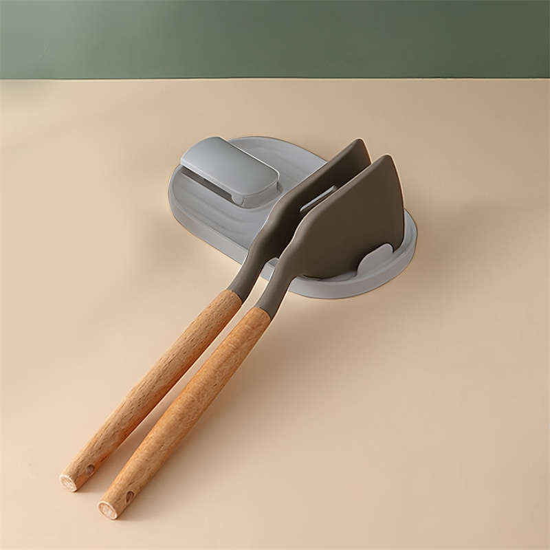1pc Foldable Cooking Spatula Holder, Cutlery Storage Rack, Pot Lid Rack