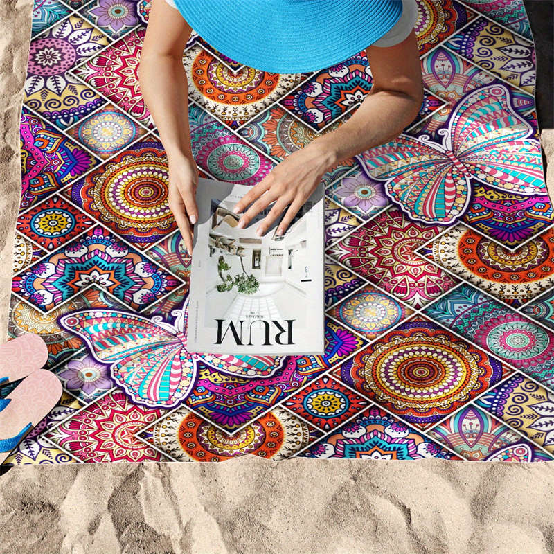 Long Beach Shawl Boho Style Perfect for Coconut Island Vacations and Beach Sunbathing