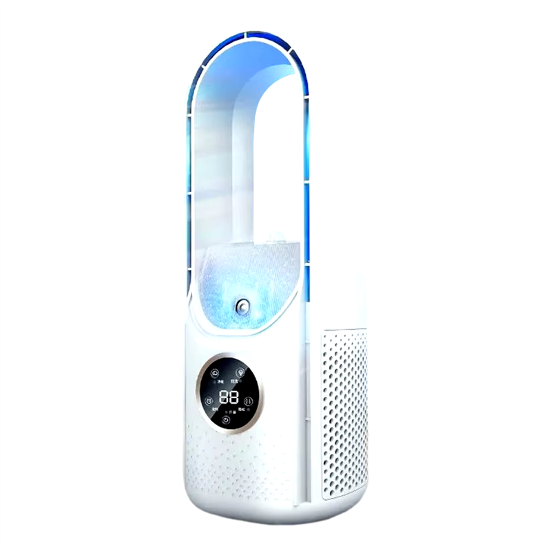 Portable USB Rechargeable Desk Fan 6-Speed Adjustable Low Noise Vertical Cooling Fan