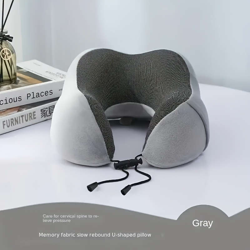 1 PC Ergonomic U Shape Memory Foam Travel Neck Pillow