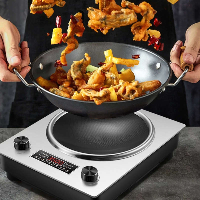 3000W Concave Induction Cooker Household Integrated Concave Boiler Battery Cooker