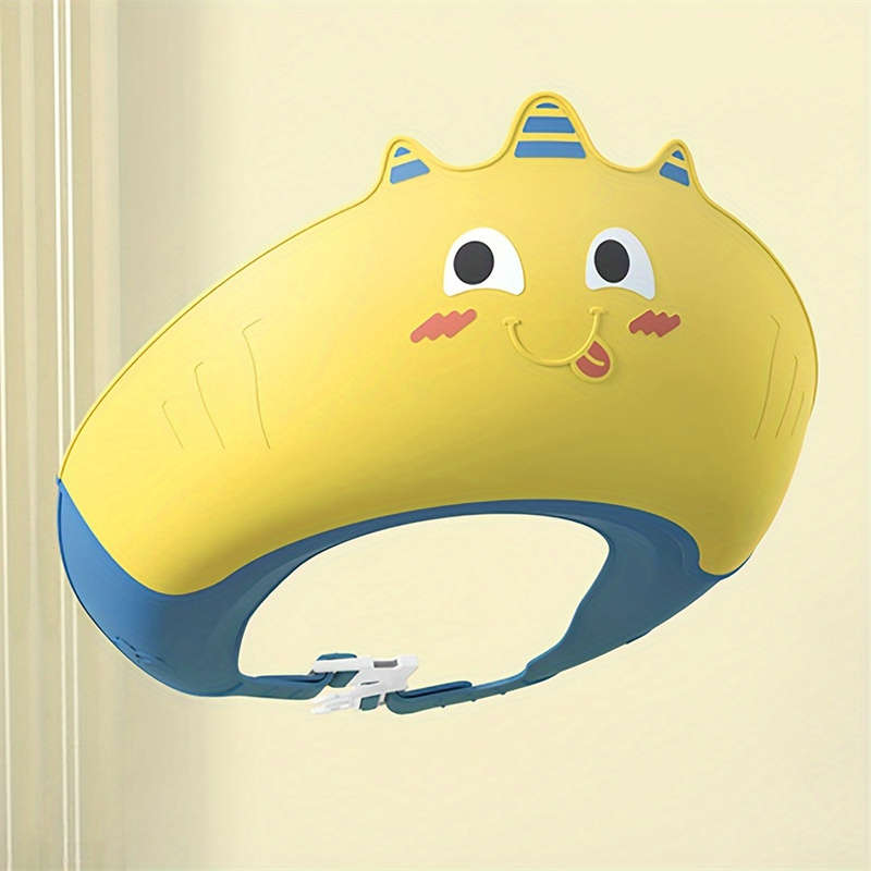 Adjustable Kids Shower Cap - Waterproof Shampoo Cap with Ear and Eye Protection