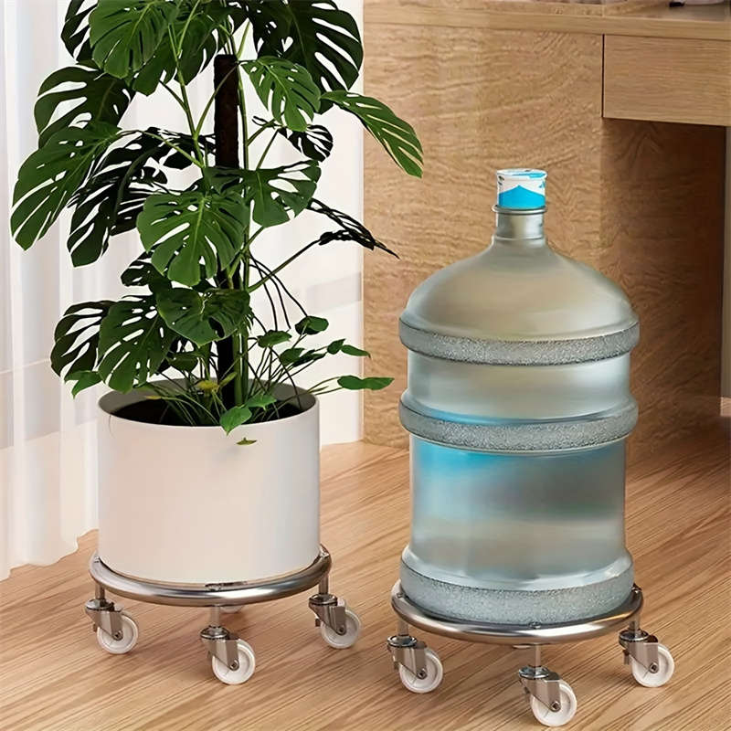 Heavy Duty Stainless Steel Gas Cylinder Cart, Removable Propane and LPG Tank Holder