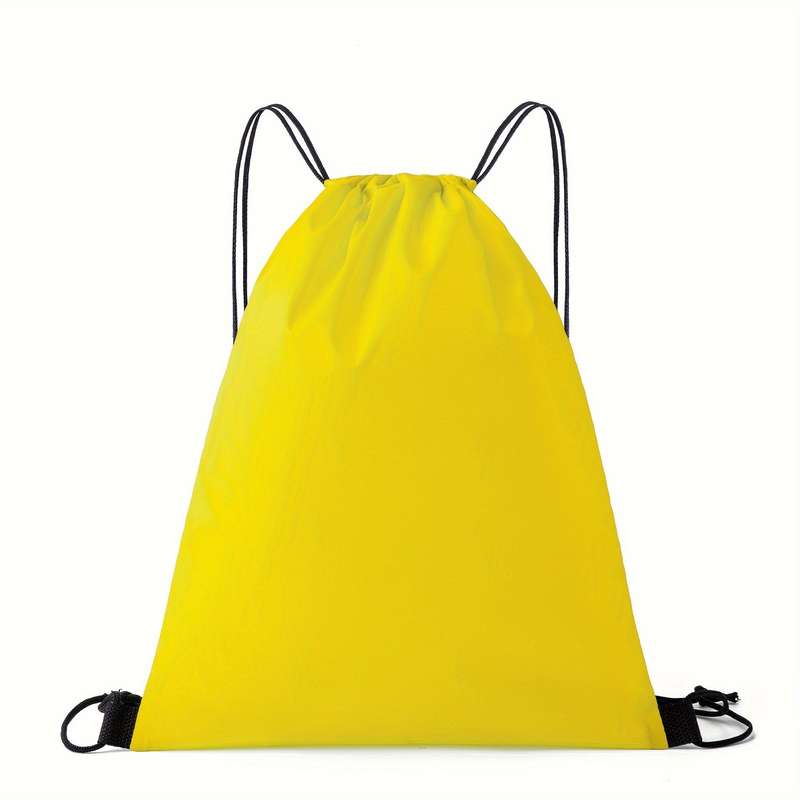 1pc Multicolor Drawstring Duffle Bag, Oxford Cloth Sports Backpack, Marathon Running Bag, Football G