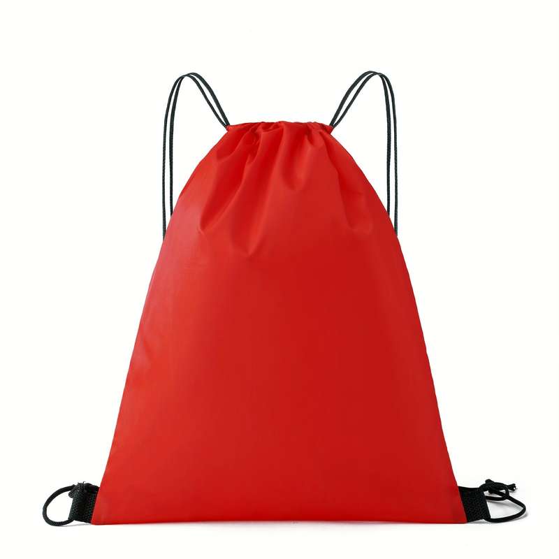 1pc Multicolor Drawstring Duffle Bag, Oxford Cloth Sports Backpack, Marathon Running Bag, Football G