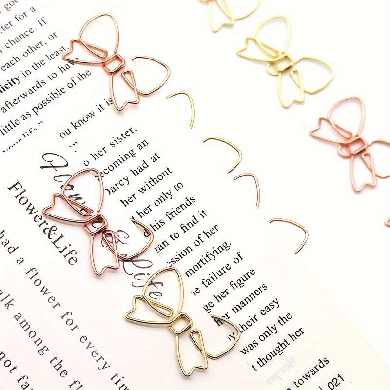 20-Pack Butterfly Paper Clip Bookmarks