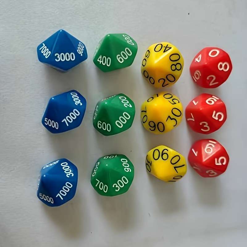 12 10-Sided Dice