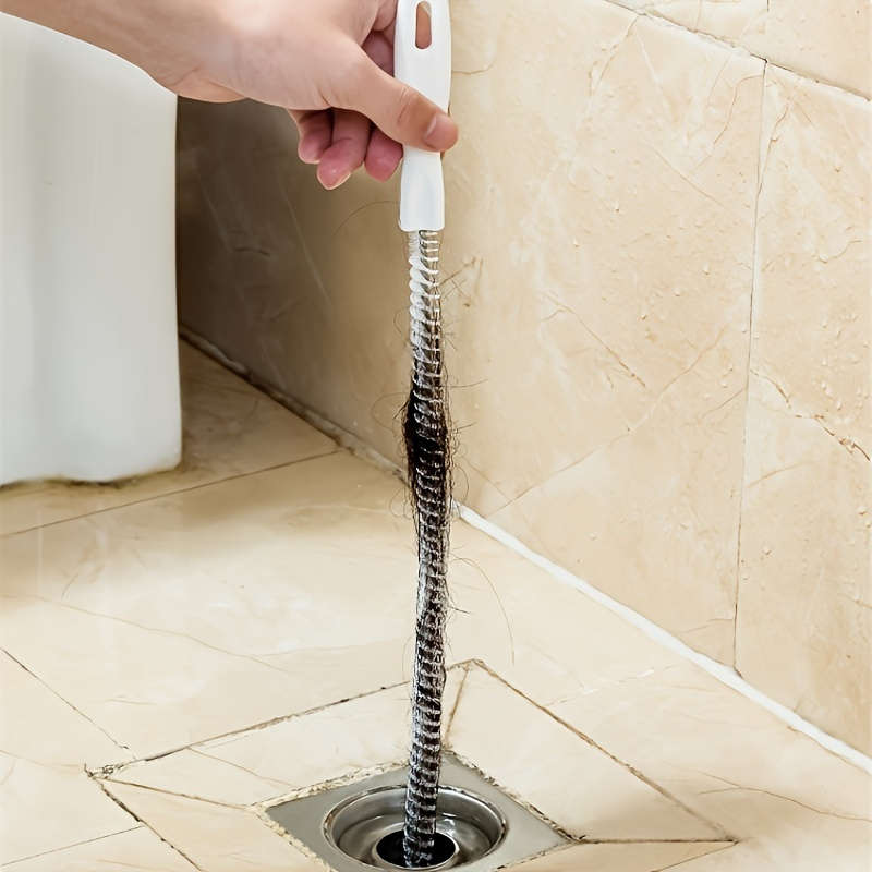 1Pc Plastic Pipe Unclogging Brush Drain Deburring Tool