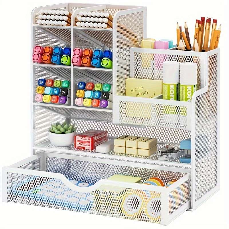 Multifunctional Grid Desktop Storage Drawer