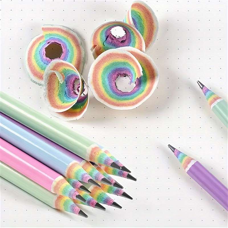 12 Pack Rainbow Hb Pencils