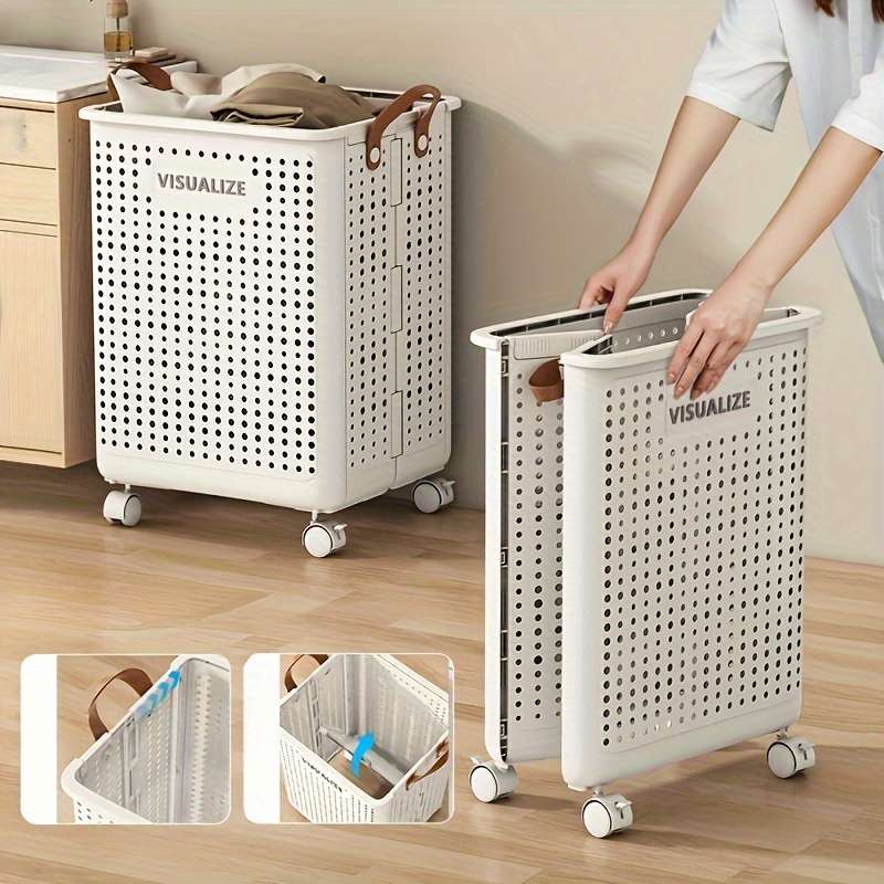 1 Large Collapsible Portable Laundry Basket