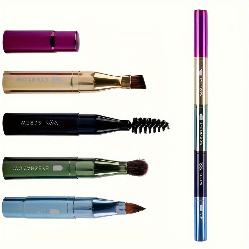 4 In 1 Eyebrow Brush Lip Brush Eyelash And Eye Shadow Brush
