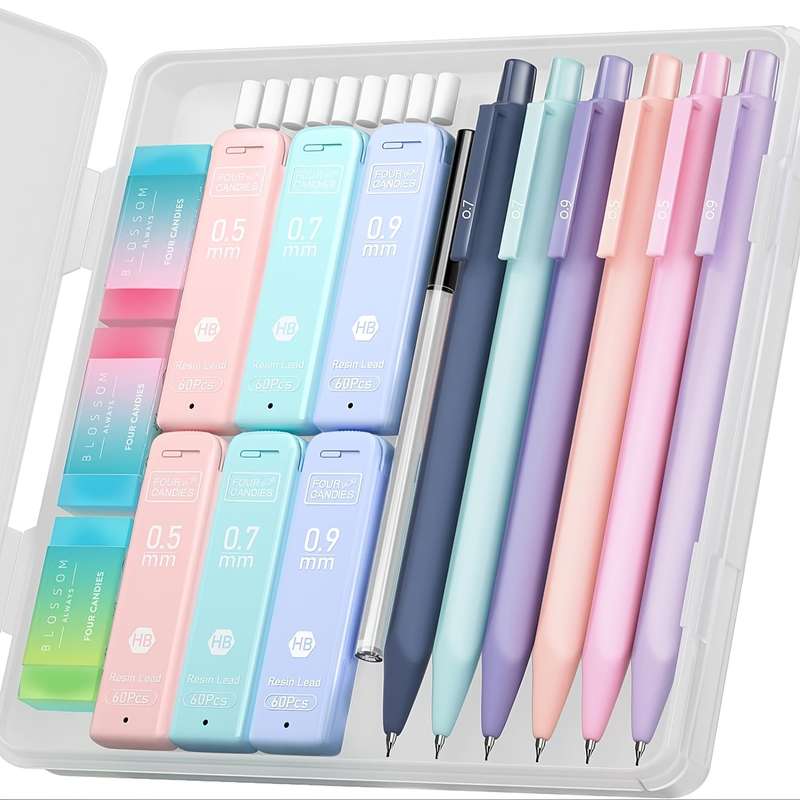 Cute Mechanical Pencil Set 6 Pieces